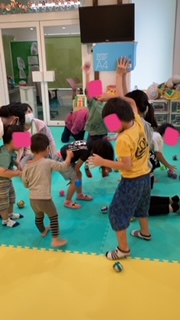玉入れをしたよ🥎
