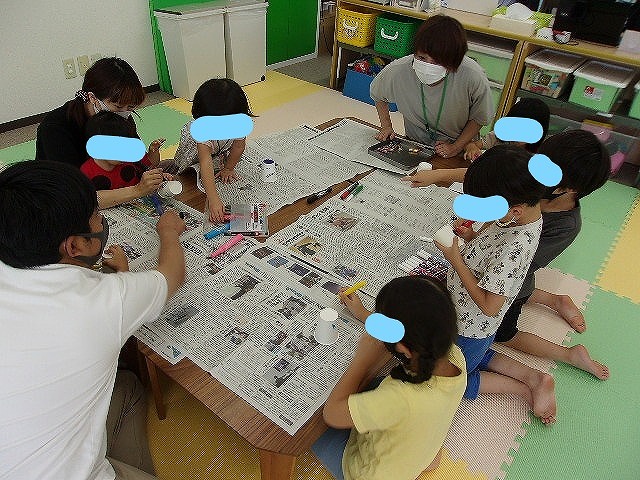 紙コップで…🐧