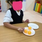 箸つかみゲーム(^^)/
