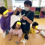 積み上げたり　掴んだり✋
