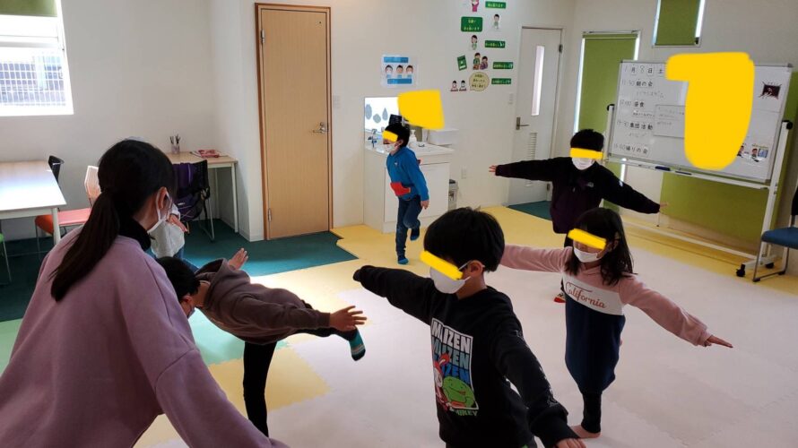 1月8日(土)片足立ちにチャレンジ✨