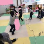 2月14日（月）爆弾ゲームで💣ボールをたくさん投げたよ❕