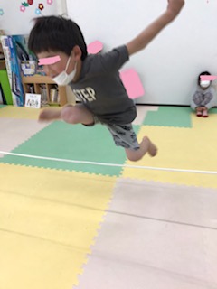 4月25日（月）長縄遊び(*^^*)