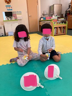 5月18日(水)紙コップの弓矢