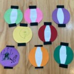 7月28日(木)ちょうちん作り(色画用紙で製作)