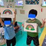 8月26日(金)虹の色ぬり🌈
