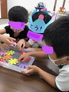 8月30日(火)水の上に咲くお花🌼
