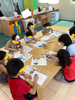 8月1日(月)絵本＆アート展に向けて😄