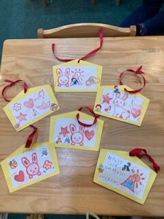 1月6日(金)　🐰絵馬づくり🎍　