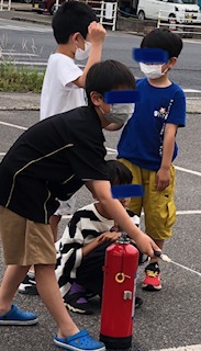 5月20日（土）　消火体験🔥