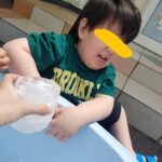 7月19日(水)ヒンヤリ!びよーん!?感触あそび😄