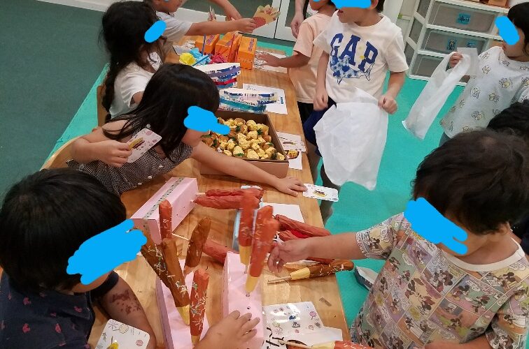8月9日（水）　お店屋さんごっこ🌟