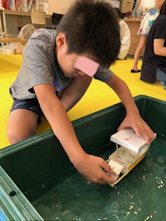 ８月17日（木）🚢船作り🚢