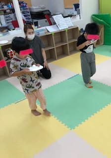 8月１２日(土)　お皿リレー