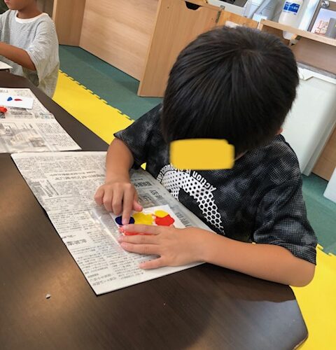 9月30日（土）フィンガーペインティング🎨👆