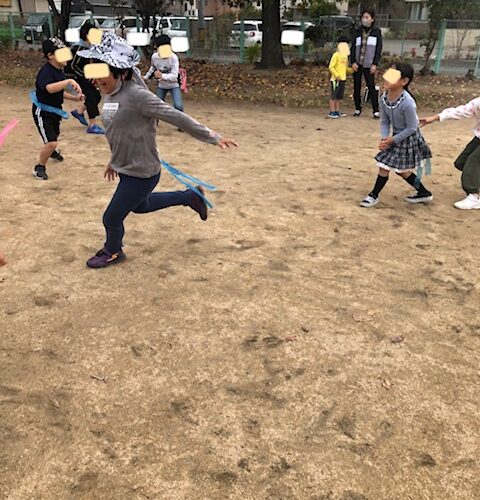 11月11日(土)しっぽ取りゲーム🐈