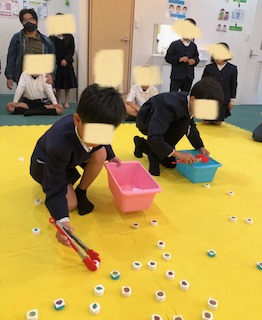 11月27日（月）栗拾いゲーム🌰