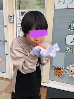 12月23日(土)われないシャボン玉❣