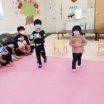 4月10日(木)ボール運びゲーム