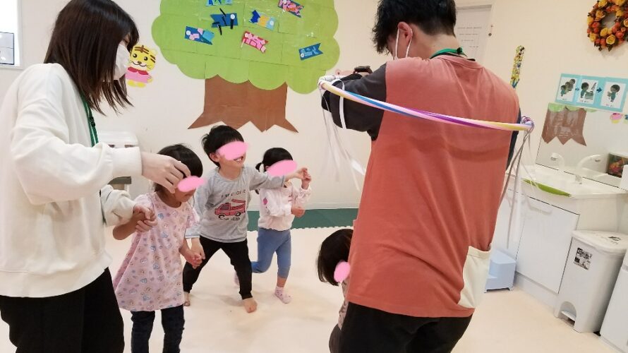 ４月２６日(金)フラフープでしっぽ取り！