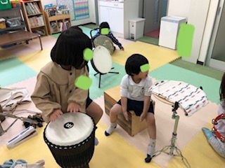 4月16日（火）楽器で遊ぼう🥁