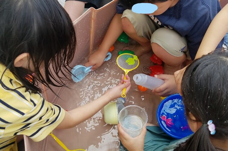 ７月２０日（土）水遊び🌞