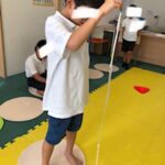 ９月１３日(金)　狙え、ペットボトルの穴😊