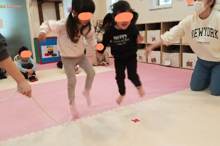 4月10日(木)長縄遊び💨