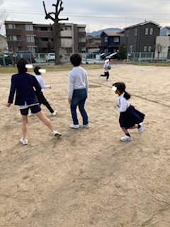 3月10日　公園でドッチボール😎