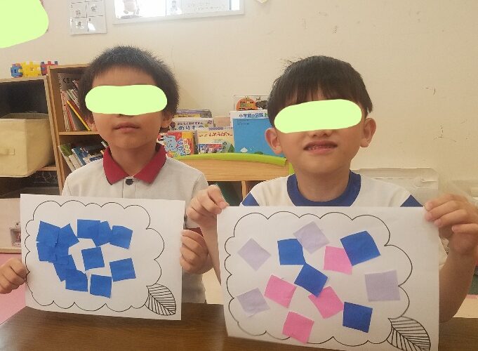 6月13日(金) あじさい製作✂