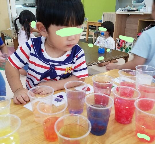 7月5日(土)色水ジュース屋さん🍹