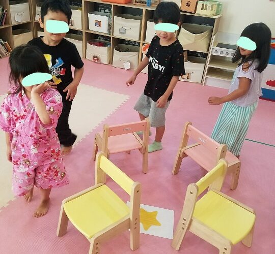 7月２３日（木）椅子取りゲーム⭐