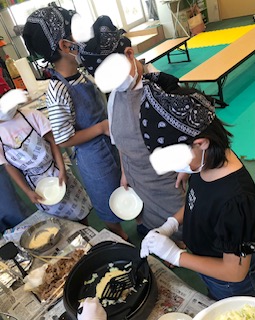 7月28日(月)お好み焼き作り🍳