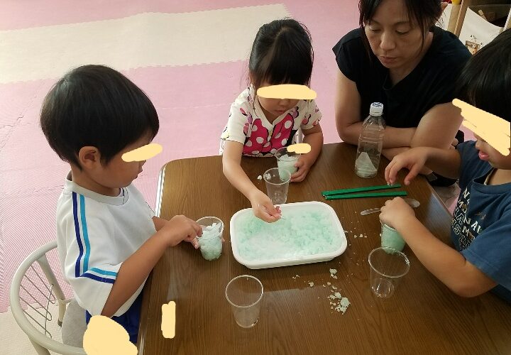 8月5日(火)かき氷遊び🍧