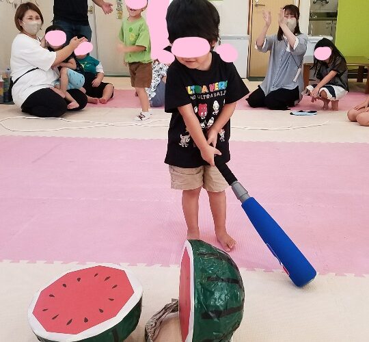 8月15日(金)スイカ割りゲーム🍉