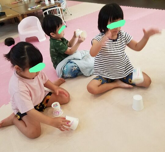 8月16日(土）ぴょんぴょん紙コップ