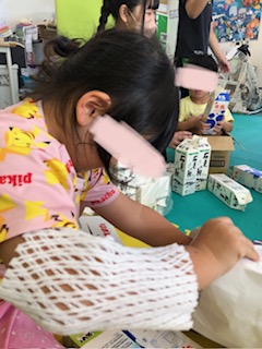 8月14日(木)みんなで仲良く😊
